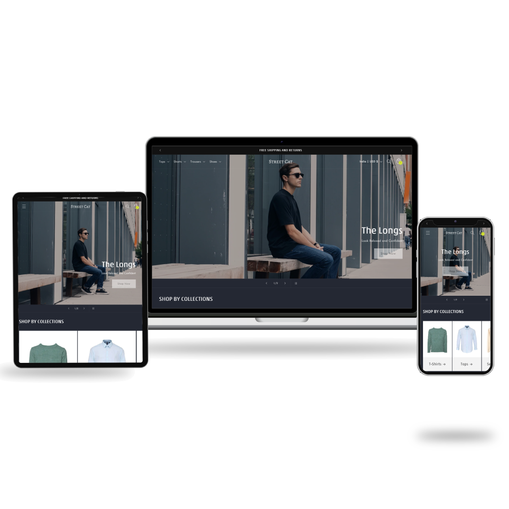 StreetCat Dark - Free Shopify Theme